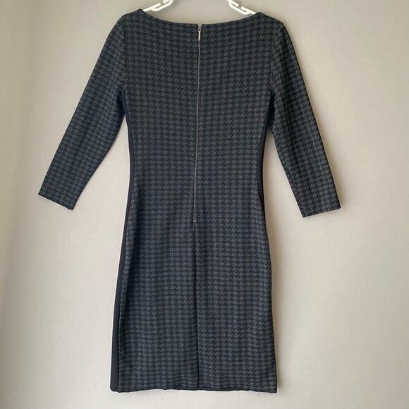 Lauren Ralph Lauren sz 6 wool‎ houndsooth midi sheath dress - Picture 6 of 8